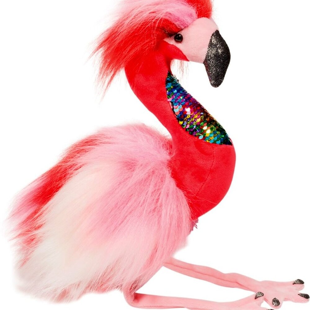 New w/Tag Douglas Plush Flamingo Phyllis Rainbow Fuzzle Stuffed Animal